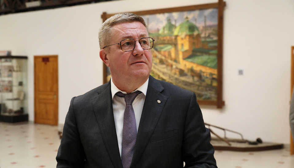 Мирослав Медведев посетил Северскую домну