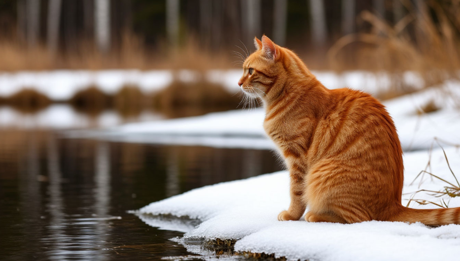 Лед на водоемах теряет прочность
