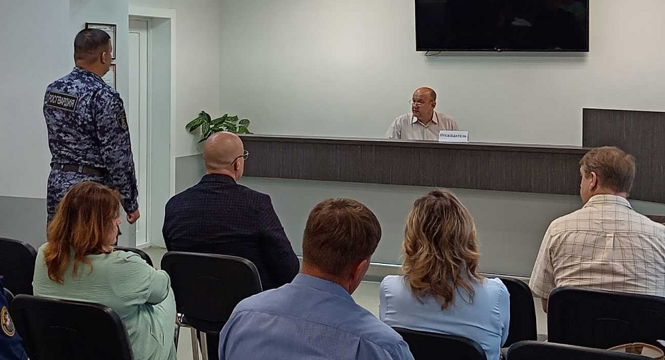 Росгвардия отчиталась на муниципальной антитеррористической комиссии
