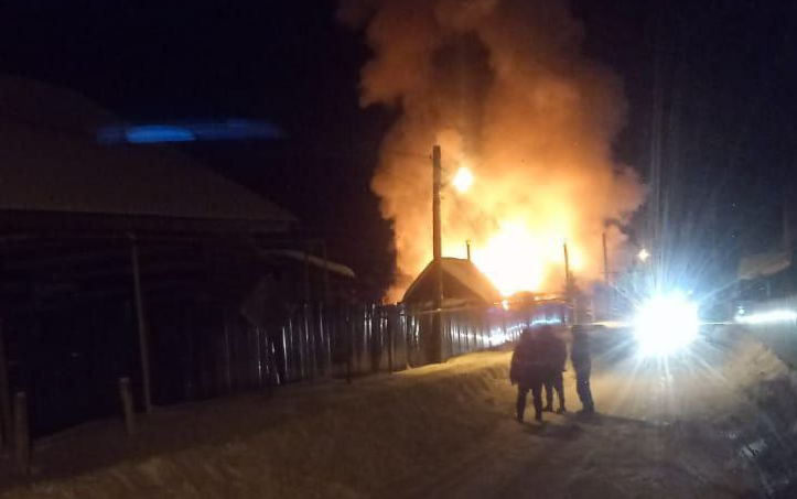 Кургановский дом сгорел дотла