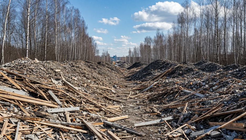 На территории Полевского нашли незаконную свалку